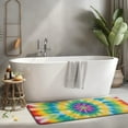 thumbnail image 2 of Rainbow Tie Dye Mandala Pattern Kitchen Rug Mat,Kitchen Runner Rugs Non Skid Washable,Decorative Kitchen Floor Mats for Kitchen,Sink,Laundry,17"x47.2", 2 of 7