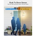 Outside Lights for House Wall Mount, White Dusk to Dawn Outdoor