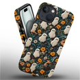 thumbnail image 3 of Daizag Compatible Con Iphone 15 Funda Lovely Ghost Flowers 2 En 1 Resistente A Los Golpes Resistente Pc Duro+Cubierta Protectora De Silicona Suave Para Iphone 15, 3 of 5