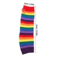 thumbnail image 2 of Masteelf Rainbow Striped Arm Warmer Fingerless for Christmas, 2 of 10