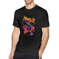 thumbnail image 2 of Judas Music Priest Men's Classic T-Shirt Short-Sleeve Cotton Unisex Graphic Crewneck Tee Shirt Black, 2 of 3