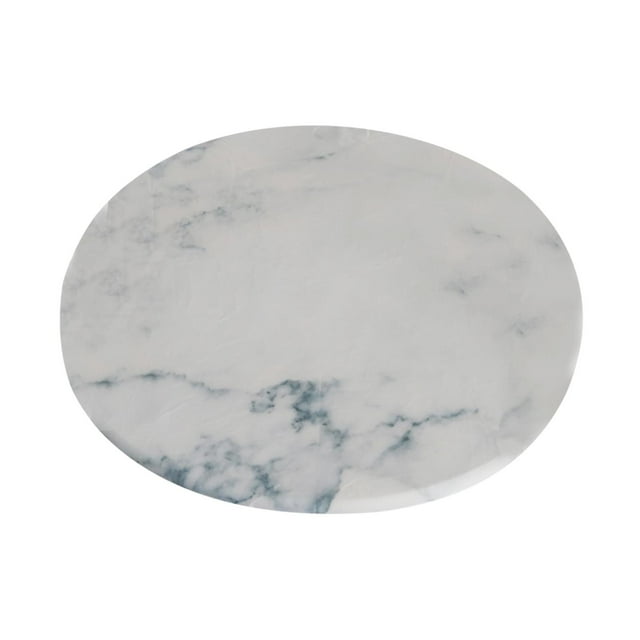 veasfak Round Tablecloth Waterproof Polyester Tablecloth Indoor Furnishing A - 120cm (48 Inch)