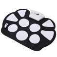 thumbnail image 4 of Almohadilla de práctica de batería para niños, almohadillas de kit de batería enrollables Almohadilla de práctica de batería enrollable Diseño revolucionario, 4 of 12