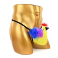 thumbnail image 2 of HUPOM Men'S Underwear Underwear For Men Pack Medium waist Elastic Waist Solid Thong Yellow One Size, 2 of 5