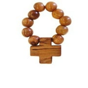 Olive Wood Finger Rosary (Set of Three)