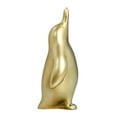thumbnail image 3 of Estatua de escultura de pingüino Estatua de pingüino nórdico, escultura artesanal, adorno, de arte para oficina, dormitorio, hogar, decoración de mesa , dorado Fanmusic Estatua de escultura de pingüino, 3 of 7