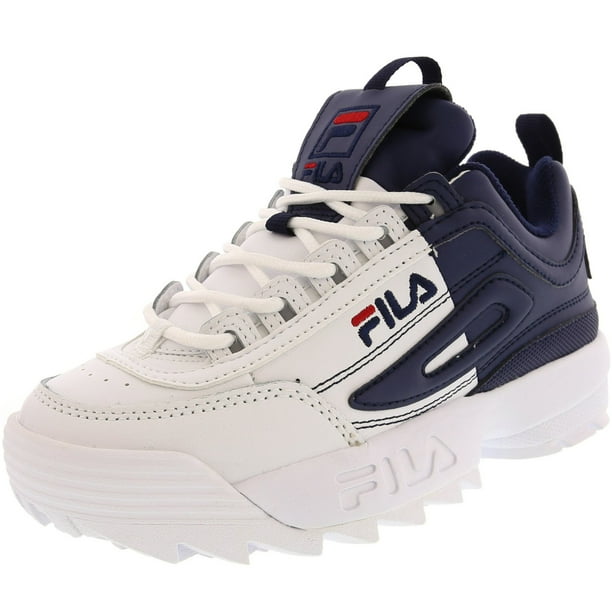 FILA - Fila Women's Disruptor Ii Split White/Fila Navy/Fila Red Ankle ...