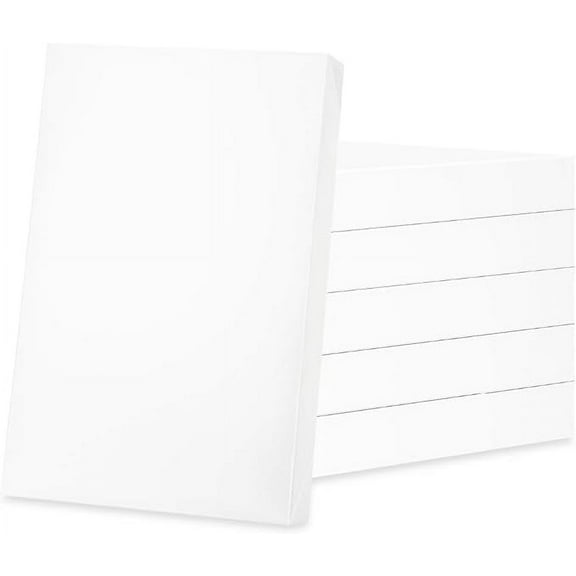 JINMING 6 Gift Boxes with Lids 11x8.5x1.5 Inches White Shirt Boxes Gift Boxes for Clothes Gift Wrap Boxes (Grain Texture White)