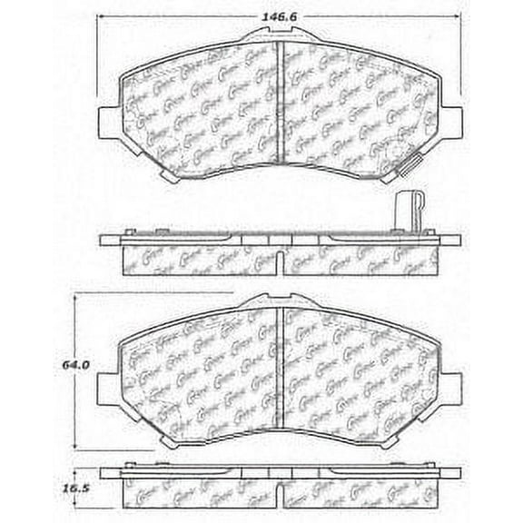 Centric Parts - Ceramic Pads