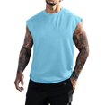 thumbnail image 2 of Yiaimeir Men's Sleeveless Moisture-Wicking Athletic Tank Top Quick-Dry Lightweight Ideal For Gym Running Sports,Size S-3XL, 2 of 5