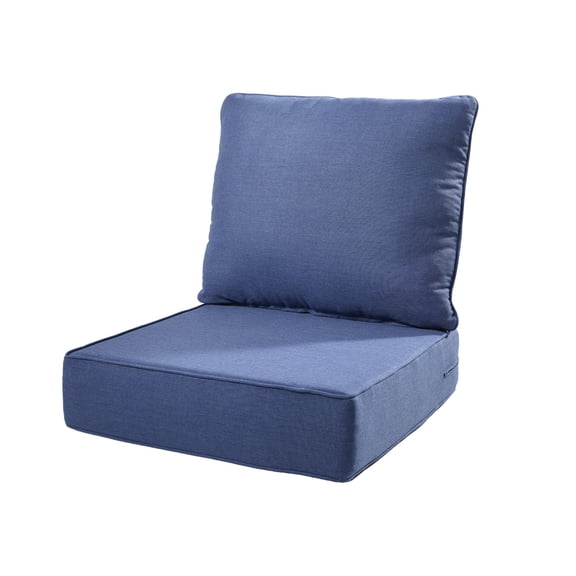 Unnifurnzi Patio Chair Cushions-22 x 24 x 6 Inch Outdoor Furniture Cushion with Water Resistant & Removable Cover Outdoor Chair Cushion for Outdoor Furniture Sofa Couch-Blue