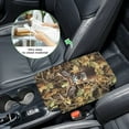 thumbnail image 5 of Renewold Car Center Console Pad Comfortable Armrest Box Protector Soft Hand Rest Pillow for Car Seat Organizer Arm Rest Cushion Protective Cover Automobile Decor, Deer Camo Hunting Forest Yellow, 5 of 9