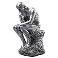 thumbnail image 1 of Estatua de Pensador de Resina YONGSHENG Plata 10,5x14x24,5 cm, 1 of 4