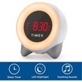 thumbnail image 4 of Timex - Children's Sleep Learning Alarm Clock with Sound Machine and Nightlight, White, 4 of 5