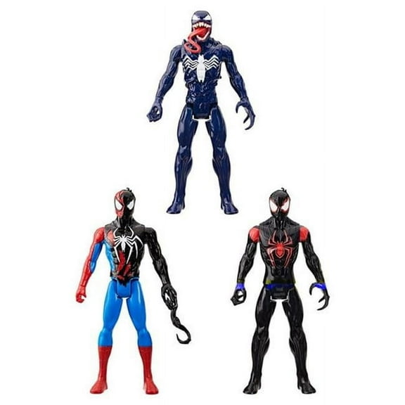 Hasbro HSBG0735 Spider-Man Basic Titan Assortment Figures - Pack of 4