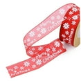 thumbnail image 2 of BESTYASH Red Christmas Ribbon for Wrapping, Holiday Decorations, Party Bows, and Craft Projects, 2 of 5