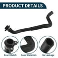 thumbnail image 4 of Unique Bargains Radiator Hose Heater Hose Radiator Outlet Hose Pipe for BMW 640i Base 3.0L 2016-2018 No.11537605152 Rubber Coolant Pipe Black 1 Pcs, 4 of 6