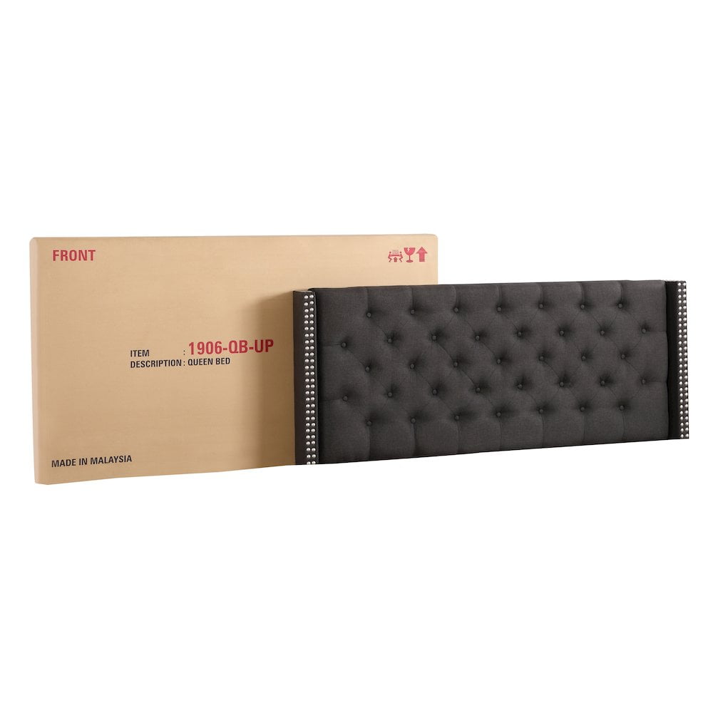 Glory Furniture Julie Queen Bed in Black Color