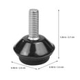 Weiweiguan 10Pcs Screw On Furniture Glides Furniture Levelers Furniture