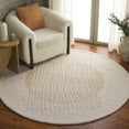thumbnail image 2 of SAFAVIEH Rodeo Drive Robbie Abstract Area Rug, Ivory/Beige, 6' x 6' Round, 2 of 10