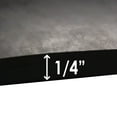 thumbnail image 2 of Nitrile Commercial Grade Rubber Sheet, Black, 60A, 0.250" x 36" x 60", 2 of 6