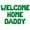 Green, variant on Letter Balloons - WELCOME HOME DADDY 16" Inch Alphabet Letters Foil Mylar Balloon Welcome Home Party Banner (Gold)
