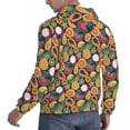 thumbnail image 3 of Hoodies for Men - Tropical Fruits Long Sleeve Comfrt Men'S Fashion Hoodies & Sweatshirts, Sweatshirts for Men Hoodies Pullover Clothing Clothes with Pouch, 3 of 7
