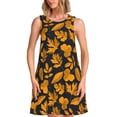 thumbnail image 1 of Fotbe fall leaf Vestido de Verano sin Mangas para Mujer – Vestido Midi Línea A, Estilo Camiseta Floral, Vestido Playero Casual y Fluido, 1 of 7