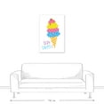 thumbnail image 3 of Creative Products Stay Sweet Ice Cream 24x36 Canvas Wall Art, 3 of 5