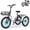 White, variant on MOONCOOL TK1 Folding Electric Tricycle for Adults,48V 14.5Ah Removable battery, Peak1000W Motor, 20" Fat Tire Step-Thru 3 Wheel Electric Bicycle W/ chain lock