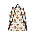 thumbnail image 3 of Daiia Squirrel Playing Vintage Canvas Backpack for Men and Women ,Hiking Backpack,Travel Laptop Bag for School,Large Capacity Backpack, 3 of 8