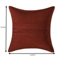 thumbnail image 2 of Stylo Culture Ethnic Vintage Patchwork Floral Settee Sofa Throw Pillow Cover 24x24 Large Brown Bohemian 60cm x 60cm Home Decor Cotton Abstract Square Cushion Cover | 1 Pc, 2 of 3