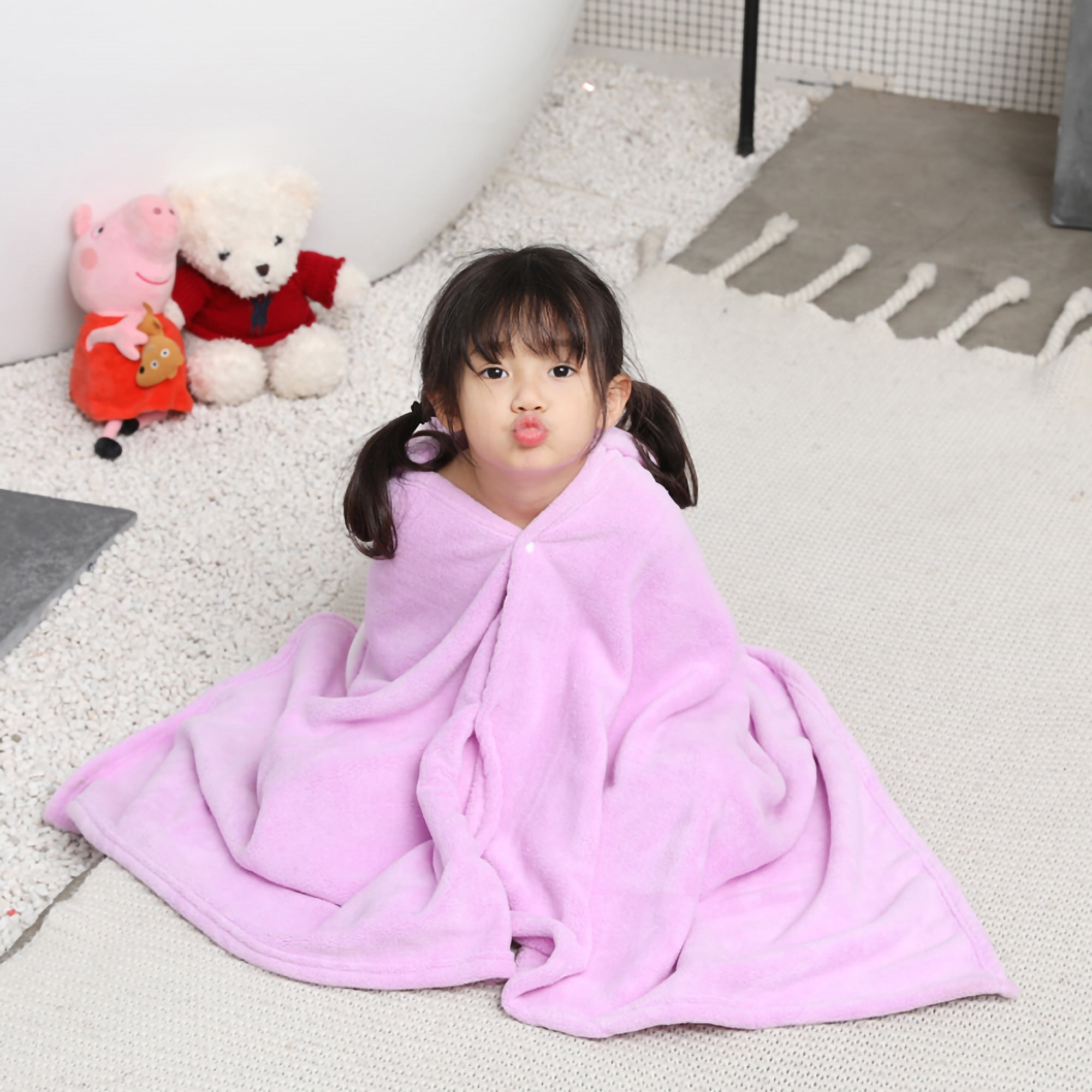 girls poncho towel