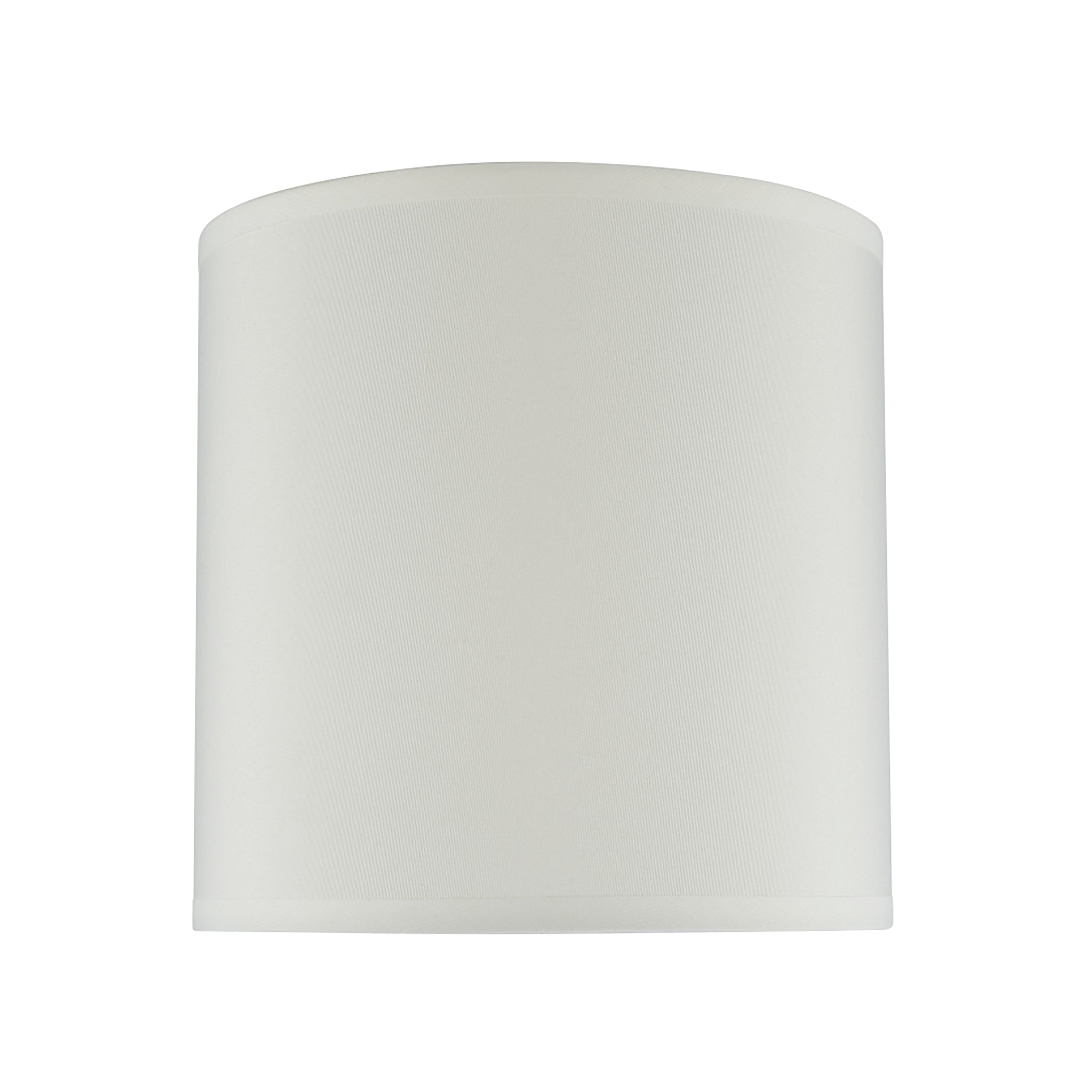 Butter Creme Jacquard Fabric Drum Lamp Shade, 8"