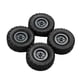 thumbnail image 3 of 4 Unids Llantas de Ruedas de Goma Antideslizante Piezas de Actualización para Vehículos Militar RC Baoblaze Tire de la llanta de la rueda de goma, 3 of 8