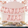 thumbnail image 6 of KatchOn, Rose Gold Congrats Grad Balloons - 16 Inch | Congrats Grad Balloon Banner For Graduation Decorations 2026 | Foil Balloon Banner For 2026 Graduation Party Decorations, 6 of 6