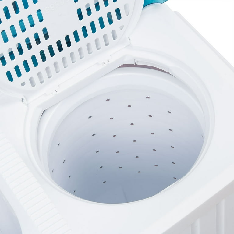 Della Portable Mini Compact Twin Tub Washing Machine Washer Spin Wash and Dryer Cycle 9KG w BUILT IN PUMP