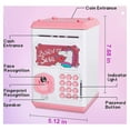 thumbnail image 4 of NETNEW Unicorn Piggy Bank Electronic Money Bank Toys for Girls 3-6 Years Cash Coin ATM Bank Toys with Fingerprint Face Scan Great Christmas Birthday Gifts, 4 of 4