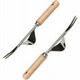thumbnail image 1 of 2 Pieces Garden Fork Tools, Stainless Steel Manual Weeder Garden Tool, Manual Weeding Tools, for Garden, Vegetable Plot, Grass, Small Flower Pot, 1 of 5