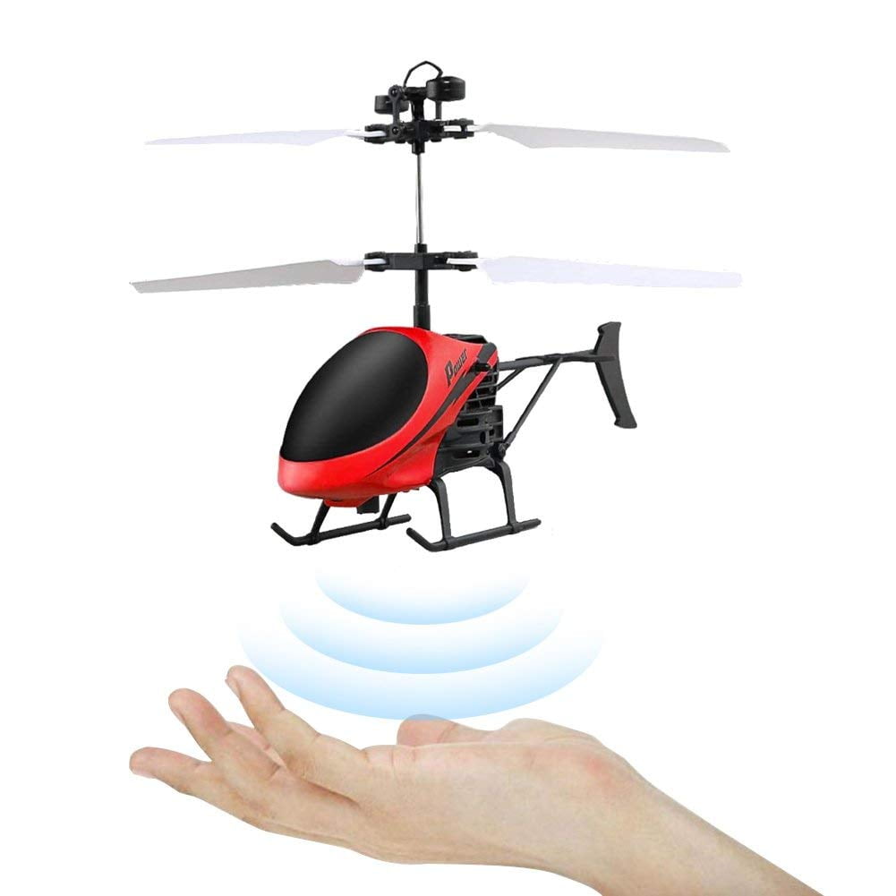 Mini Hand Induction Snowman Helicopter Flying Aircraft Toy Christmas Gifts 