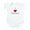Cloud White, variant on CafePress - I Love (Heart) Gammy Infant Bodysuit - Baby Light Bodysuit, Size Newborn - 24 Months