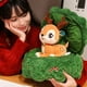 thumbnail image 5 of Adornos navideños, adornos para árboles de Navidad, regalos navideños, almohada para árbol de Navidad con cremallera simulada, adorno navideño para sofá, serie Feliz Navidad, árboles de algodón., 5 of 7