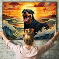 thumbnail image 6 of Thuan Beauceron Dog Art Print Canvas, Dog Canvas Wall Art Painting Decor, Dog Pop Art Home Decor Artwork For Bedroom Living Room Bathroom decor, 6 of 6