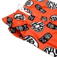 thumbnail image 2 of Dragon Ball Z Anime All over Print Kanji Symbols Men's Orange Sleep Pajama Pants-Large, 2 of 2