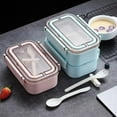 thumbnail image 3 of Moocorvic Microwave Lunch Box Japanese Wood Bento Box 2 Layer Container Storage New, 3 of 6