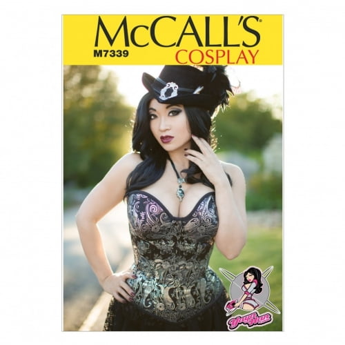 McCalls Ladies Sewing Pattern 7339 Overbust or Underbust Corsets