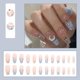 thumbnail image 1 of CAIROYAR Paquete de 24 parches para uñas con lazo romántico color champán para usar en diseño de uñas Pure Desire O7A, 1 of 7