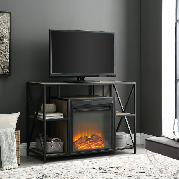 Nash Fireplace Tv Stand By River Street Designs Walmart Com Walmart Com