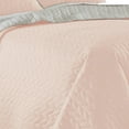 thumbnail image 3 of Eva 3 Piece King Microfiber Reversible Coverlet Set, Quilted, Gray, Pink- Saltoro Sherpi, 3 of 5