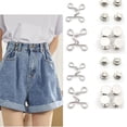 thumbnail image 2 of FOMIYES 4Jgo Botones Instantáneos Para Reducción De Cintura En Jeans, 2 of 6